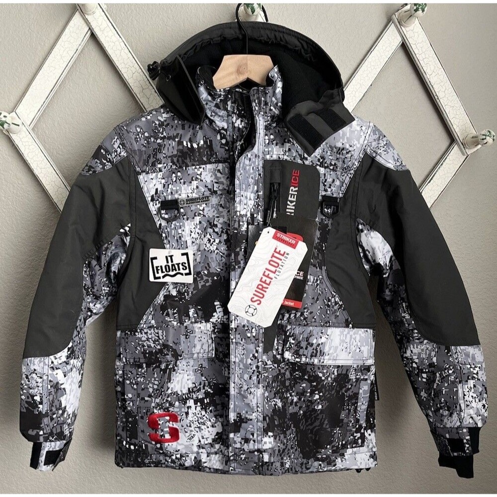 NWT! Striker ICE Youth Kid’s 8 Predator Ice Fishing Jacket Sureflote